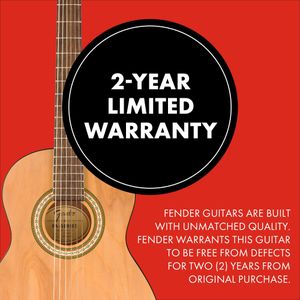 Fender FA-25N 3/4 Classical Guitar – Nylon String Acoustic