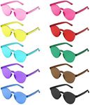 SelfTek 10 Pcs Coloured Sunglasses 