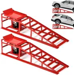 2PCS 5T 11000lbs Hydraulic Car Ramp