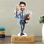 SPARKLE GIFT AND DECOR Cool Boss Personalized Caricature Gift for Boss