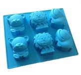 Allforhome Lion Bear Hippo Silicone Cake Baking Mold Cake Pan Muffin Cups Biscuit Chocolate Ice Cube Tray DIY Mould Moules à Savon