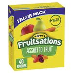 Mott's - VALUE PACK SIZE - Naturally Flavoured Fruit Flavoured Snacks - Pack of 40 Pouches, No Artificial Colours, 907 Grams Package of Fruit Flavoured Snacks