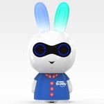 SuperBuddy Rabbito Kids Speaker- 900+ Stories, Rhymes, Audiobooks- Electronic Educational and Learning Toy with Voice Recording, Bluetooth and USB, Gift for Kids Boys and Girls Age 3+ (Blue)