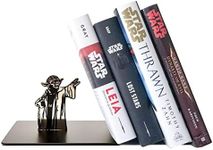 Master Yoda Force Metal Bookend, Double-Sided Printing Yoda Pattern, Creative for Star War Lovers