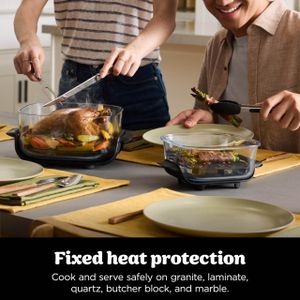 Ninja CRISPi 3.8L Air Fryer – Blue Compact Healthy Cooker