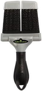 FURminator Slicker Brush Carda Grande/Dura para separar y desenredar el pelo de los perros y gatos