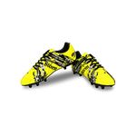 Nivia Storm Football Shoe for Mens | TPU Sole with PVC Synthetic Leather Upper for Hard and Grassy Surfaces Suitable for Sports, Die Cut Soft Cushion, Light Weight Insole (Yellow) UK - 7