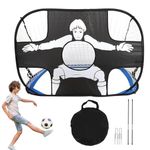 Proberos® Football Goal Post Net, Portable Easy-Setup Soccer Goal Post for Indoor Outdoor Football Sport Games Mini Training Practice Set With Carry Bag