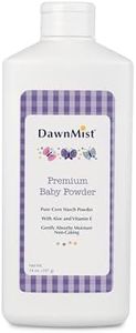 Dukal DawnMist Premium Baby Powder – 14 oz | Talc-Free, Hypoallergenic, with Aloe & Vitamin E | Soothes and Protects Delicate Skin