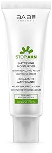Laboratorios Babé - STOP AKN Crema Hidratante Matificante 50 ml | Piel Grasa | Niacinamida | Acción Antibiótica y Cicatrizante | Tratamiento Facial para Acné | Crema Hidratante Facial Mujer Piel Grasa