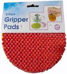 Round Multi-Purpose Jar Gripper Pad Bottle Lid Opener, 6 Piece Set, Colors May Vary, Gripper Pads