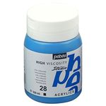 Pebeo High Viscosity Studio Acrylics - Cerulean Blue (28) - Jar of 500 ML