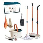 nunukids Toddler Cleaning Set - Realistic Cleaning Set for Toddlers 1-3 - Engaging Kids Broom and Dustpan Set - Safe Toddler Broom and Cleaning Set Toys - Perfect Kids Mop and Broom Set