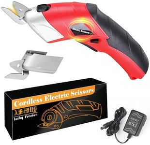 Fabric Cardboard Cutter Cordless Electric Scissors: Gifts for Men Women 4V Carpet Cutter Tools Cutting Box Leather, Rechargeable with Safety Lock Unique Gift Ideas for Adluts Crafter Tailor Household