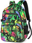 SUTMDO Casual Lightweight Backpacks for Boys & Girls, School Bookbags, 15 "Laptop Backpack, Travel Bag, 212-mclv, Large, Style