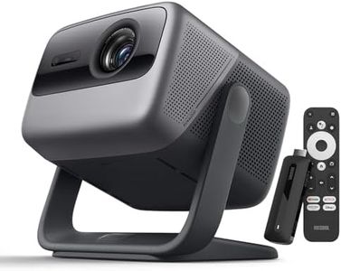 JmGO N1S-Ultra至臻版 4K Projector | Qualas Triple Color Laser 3500 CVIA Lumen | MT9679 4GB 64GB | DYNAUDIO DTS HD Dolby Audio | Chinese OS English Support, with KD3 Google TV Stick