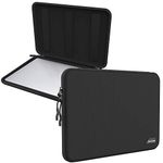 Smatree 13.3 inch Laptop Hard Shell Sleeve Compatible with 13.3 inch Macbook Pro/ 2021 14 inch New MacBook Pro /Macbook Air 2013-2017 2018-2020, Case Fits 13.5 inch Surface Laptop 4/3/2, Black