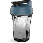 HELIMIX 1.5 Vortex Blender Shaker Bottle Holds upto 20oz | No Blending Ball or Whisk | USA Made | Pre Workout Protein Drink Shaker Cup | Weight Loss Supplements Shakes