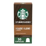 Starbucks By Nespresso, House Blend (50-Count Single Serve Capsules, Compatible With Nespresso Original Line System), Box - 0.126 Pounds