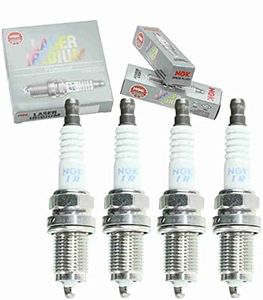 4 pc NGK Laser Iridium Spark Plugs compatible with Acura TSX 2.4L L4 2004-2008