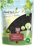 Organic Black Lentils, 3 Pounds – Non-GMO, Whole Dry Pulses, Raw, Sproutable, Kosher, Vegan, Bulk Legumes, Black Masoor Daal. Rich in Thiamin, Folate, Protein. Great for Stews, Curries, Tacos, Soups