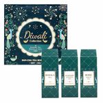 Sancha Tea Boutique, Diwali Collection, Diwali Gift Box, Rose Green Tea, Ginseng Tea & Masala Chai, Loose Leaf Tea, Tea Assortment, Gift of Health, Premium Tea Hamper