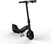 Pure Advance Electric Scooter Adult, Ultimate Riding Position, 25mi (40KM) Long Range, 500W Motor, Lightweight Foldable Electric Scooters, E Scooter with 10" Tubeless Tyres and Indicators