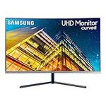 Samsung U32R590 32 Inch Curved UHD 4K Monitor - Ultra HD 3840x2160 HDMI, Displayport, Dark grey