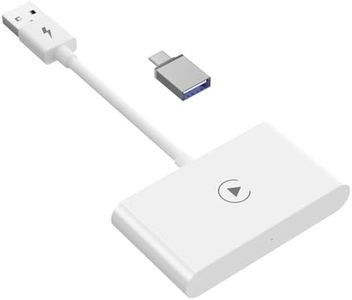 iPhone Wireless CarPlay Adapter, Wireless Apple Carplay Dongle Adapter,2023 Upgrade Wireless Apple CarPlay Dongle Converts Wired to Wireless, Plug & Play 5GHz WiFi Online Update
