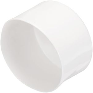 QUARKZMAN 2pz Tappi Terminali in Gomma 100mm ID Protezioni per Filettatura Vite Copertura Tappo Bullone Tubo Tondo in Vinile Bianco