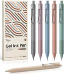 Gel Pens, 6pcs 0.5mm Fine Point Smo