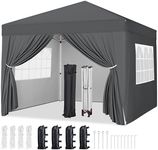 Yaheetech Pop-Up Gazebo 3x3 with 4 