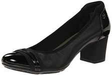 Anne Klein Sport Women's Guardian Leather Dress Pump, Black, 7 M US