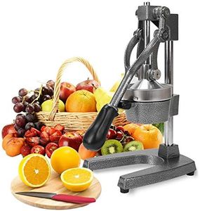 DAWOO Presse-Agrumes Professionnel - Manuelle Presse-Orange Presse-Citron En MéTal - De Qualité SupéRieure (Gris)