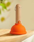 Amaredom Plunger Night Light, Cute Plunger Lamp, Wooden Bar Silicone Funny Nightlight, Rechargeable LED Funny Flashlight with 30 Minutes Timer & One Button Control, Bedroom, Washroom, Living Room