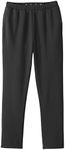 Men’s Self Or Assisted Dressing Adaptive Open-Back Fleece Pant - Black SMA