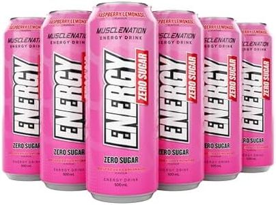 Muscle Nation Raspberry Lemonade Energy Drink 12 x 500ml