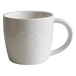 Starbucks white coffee cup, “For Here” series, 8 oz