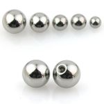 BodyJewelryOnline Surgical Steel Screw Balls - 1.6mm, pack of 10