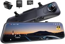 Pelsee P12 Pro 4K Mirror Dash Cam, 