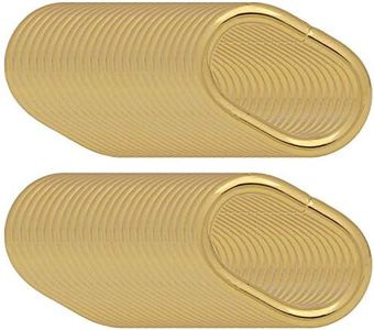 BIKICOCO 3/4'' Metal Oval Ring Buckle Loops Non Welded for Leather Purse Bags Handbag Straps, Gold - Pack of 50