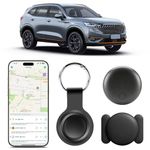 GPS Tracker Car with Built-in App for iOS & Android, Mini Car Tracker with Global GPS Tracking, Hidden GPS Tracker Car Vehicle Devices with Magnet, No Monthly Fee (Black-1)