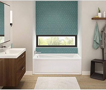 MAAX 105519-L-000-001 Exhibit Acrylic Left-Hand Bathtub 59.75-in L x 30-in W x 17.75-in H White