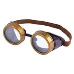 Bristol Novelty BA248 Steam Punk Goggles, One Size, Brown