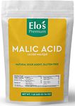 Malic Acid Powder by Elo’s Premium (1 LB 452 g) Packaged in Canada, Gluten Free, Food Grade Natural Sour Agent for Candy, Wine, Potato Chips Recipes and More