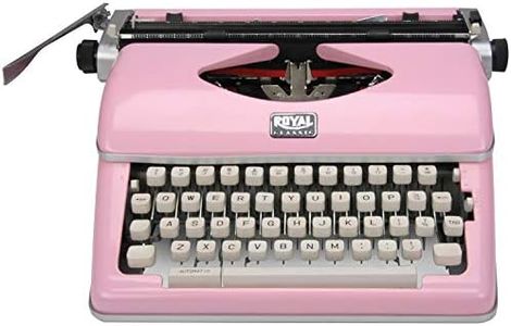 Royal 79105Y Classic Manual Typewriter (Pink)