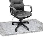 Carpet Protector Chair Mat, Office Chair Mats for High Pile Carpet with Skid Resistant Studded, Clear PVC Office Floor Protector for Home and Work Desk, Thickening and Anti-slip Design