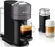 Nespresso Vertuo Next Coffee and Espresso Machine by De'Longhi with Milk Frother, 8 ounces, Dark Grey