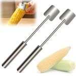 Corn Peeler For Corn On The Cob,Corn Cob Stripper,Corn Peeler,Corn On The Cob Remover,Corn Kernel Remover Tool,Corn Peeler Corn Cob Stripper Tool,Fast Removes Corn Kernels From Corn Cobs (2 PCS)