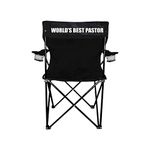 World's Best Pastor Camping Chair with Carry Bag